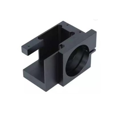 Black hard oxidation guide shaft support side mounting bracket