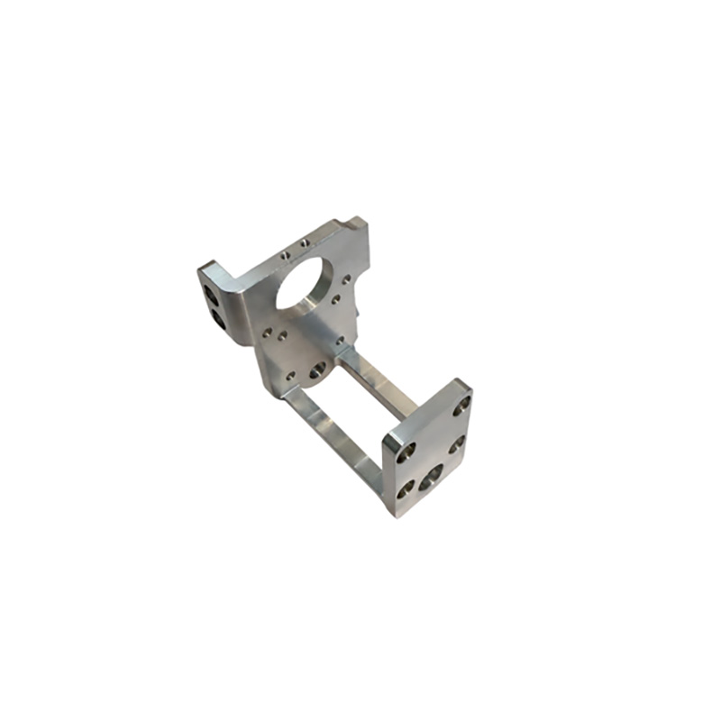 Metal mounting bracket with machined locating holes and mating faces